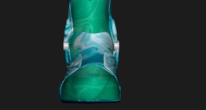 Digital Rendering of a Custom AFO design